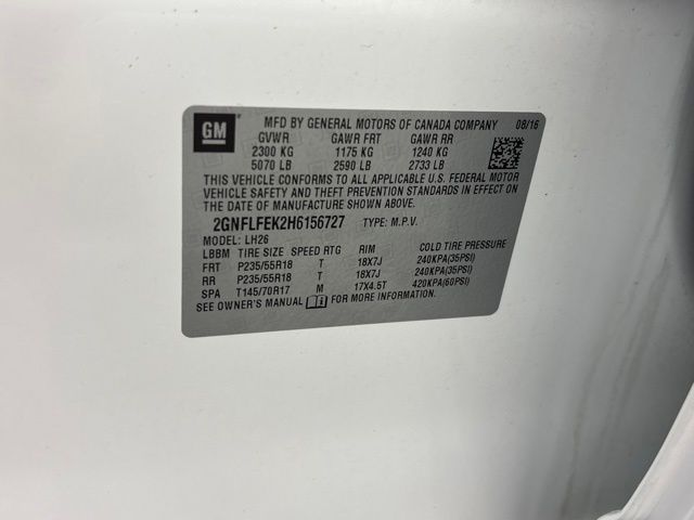 Used 2017 Chevrolet Equinox SUV