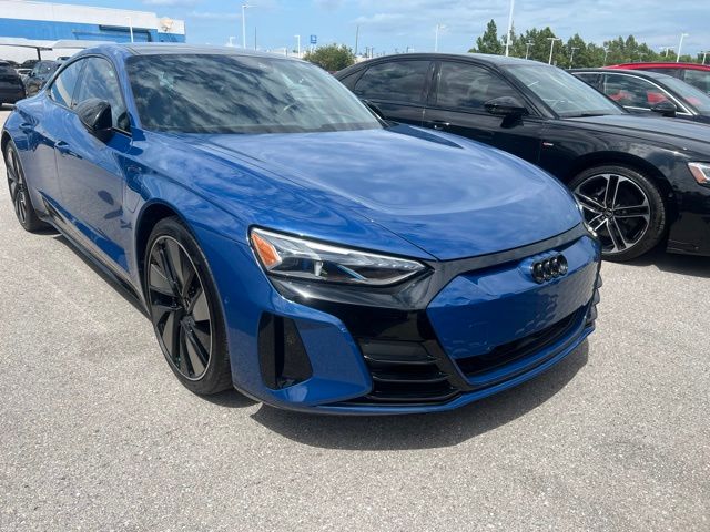 Ascari Blue Metallic 2023 Audi e-tron GT quattro Prestige AWD Sedan All-Wheel Drive 1-Speed Automatic