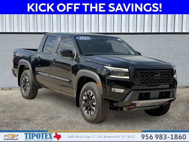 Super Black 2023 Nissan Frontier Pickup Truck Four-Wheel Drive 9-Speed Automatic