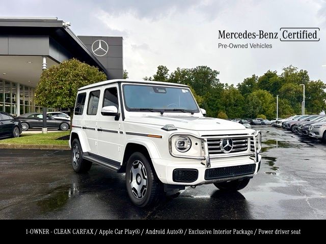 White 2025 Mercedes-Benz G-Class SUV / Crossover All-Wheel Drive 9-Speed Automatic
