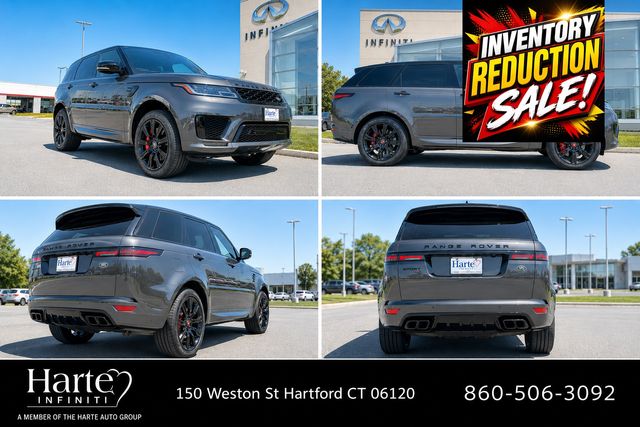 Gray 2018 Land Rover Range Rover Sport SUV / Crossover All-Wheel Drive 8-Speed Automatic