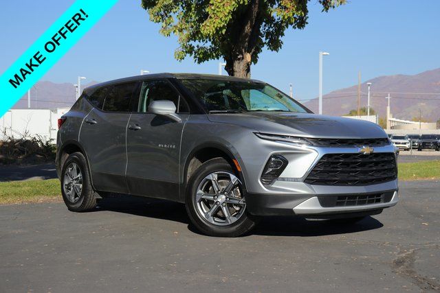 Sterling Gray Metallic 2025 Chevrolet Blazer SUV / Crossover All-Wheel Drive 9-Speed Automatic Overdrive