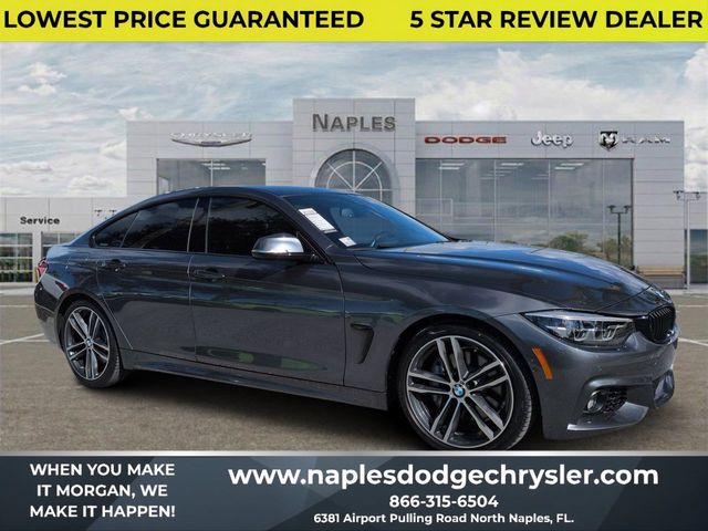 Mineral Gray Metallic 2019 BMW 4 Series Sedan Rear-Wheel Drive 8-Speed Automatic