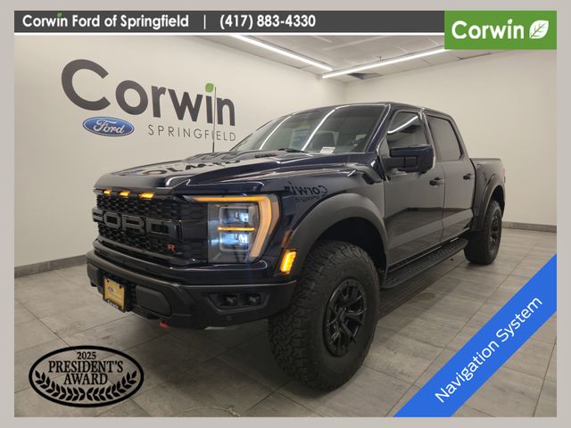 Antimatter Blue Metallic 2023 Ford F-150 Raptor SuperCrew 4WD Pickup Truck Four-Wheel Drive Automatic