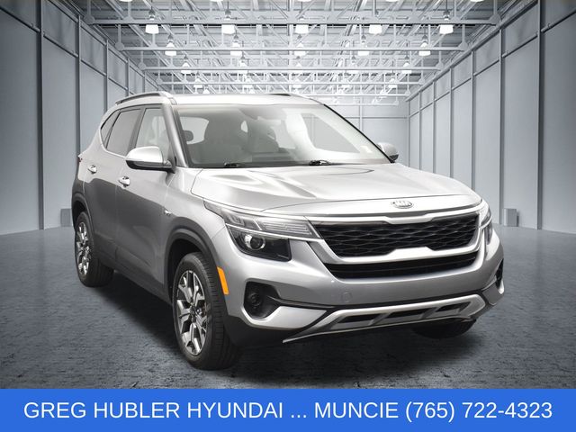 Steel Gray 2021 Kia Seltos SUV / Crossover All-Wheel Drive Continuously Variable Transmission
