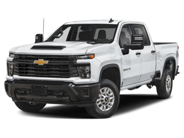Summit White 2024 Chevrolet Silverado 2500HD Custom Crew Cab 4WD Pickup Truck Four-Wheel Drive Automatic