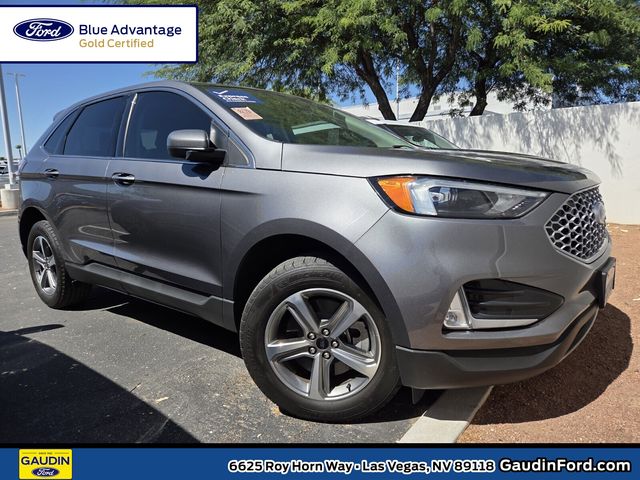 Gray Metallic 2024 Ford Edge SUV / Crossover All-Wheel Drive 8-Speed Automatic