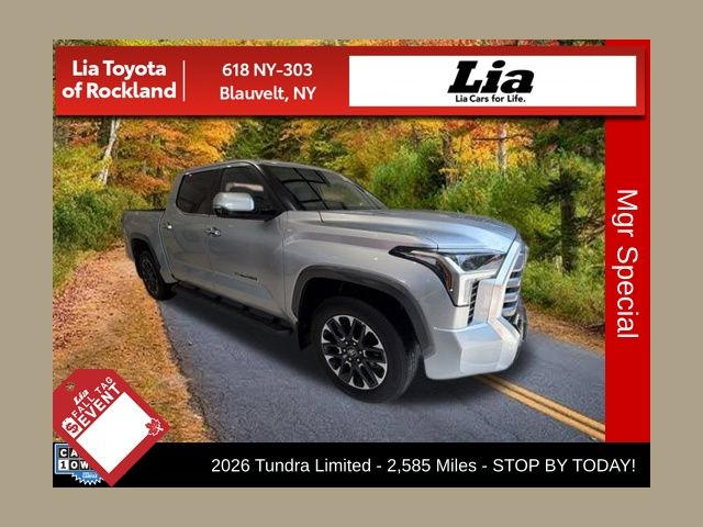 Celestial Silver Metallic 2026 Toyota Tundra Pickup Truck 4X2 Automatic