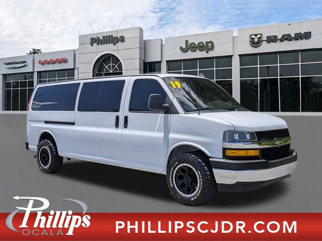 Summit White 2019 Chevrolet Express Van Rear-Wheel Drive 8-Speed Automatic Overdrive