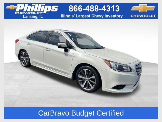 Crystal White Pearl 2015 Subaru Legacy 2.5i Limited AWD Sedan All-Wheel Drive Continuously Variable Transmission