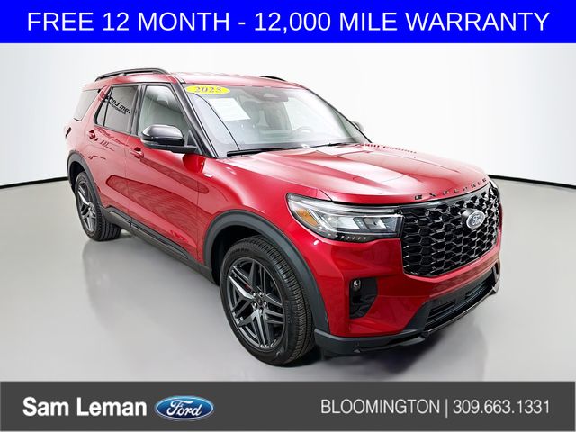 Red Metallic 2025 Ford Explorer ST-Line AWD SUV / Crossover All-Wheel Drive Automatic