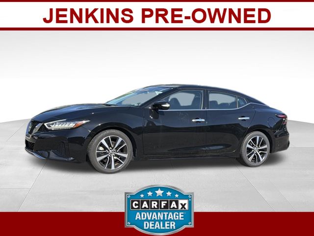 Super Black 2023 Nissan Maxima Sedan Front-Wheel Drive Continuously Variable Transmission