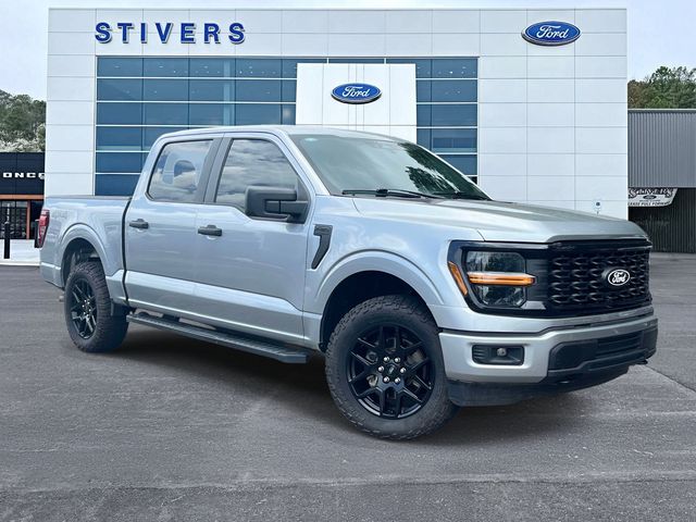 Iconic Silver Metallic 2024 Ford F-150 Pickup Truck Four-Wheel Drive Automatic