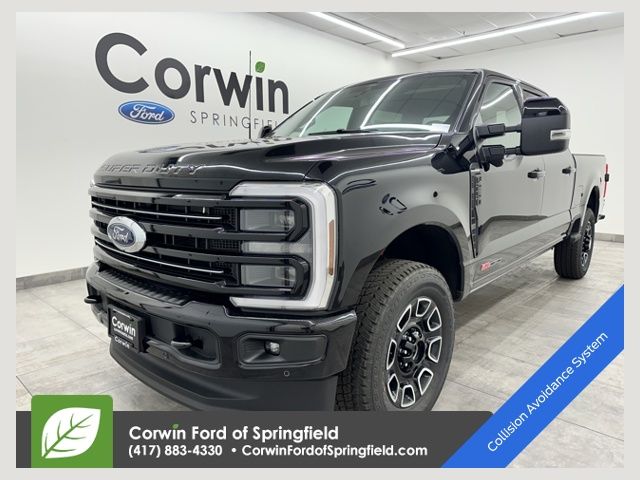 Agate Black Metallic 2026 Ford F-250 Super Duty Platinum Crew Cab 4WD Pickup Truck Four-Wheel Drive Automatic