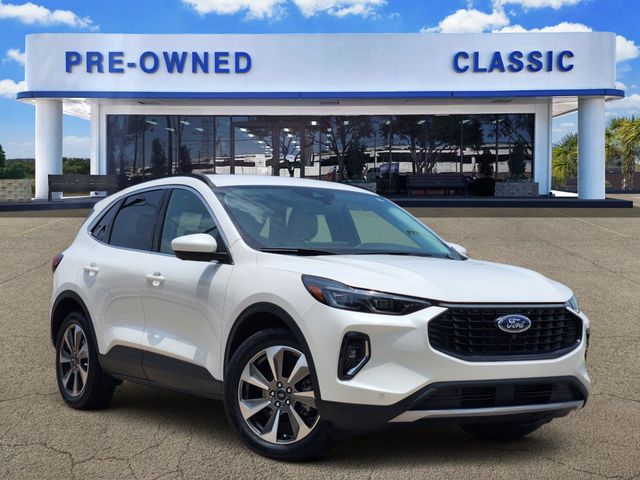 White Metallic 2023 Ford Escape SUV / Crossover All-Wheel Drive 8-Speed Automatic