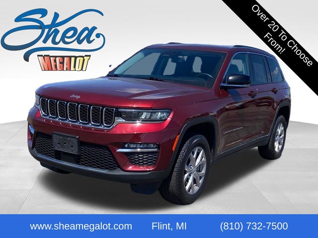 Velvet Red Pearlcoat 2023 Jeep Grand Cherokee SUV / Crossover Four-Wheel Drive 8-Speed Automatic