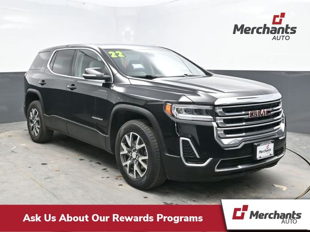 Black (Ebony Twilight Metallic) 2022 GMC Acadia SLE AWD SUV / Crossover Four-Wheel Drive 9-Speed Automatic