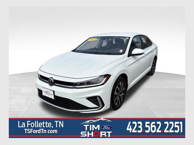 White 2025 Volkswagen Jetta S FWD Sedan Front-Wheel Drive 8-Speed Automatic