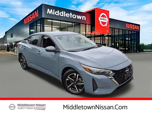 Atlantic Gray Metallic 2025 Nissan Sentra Sedan Front-Wheel Drive Continuously Variable Transmission