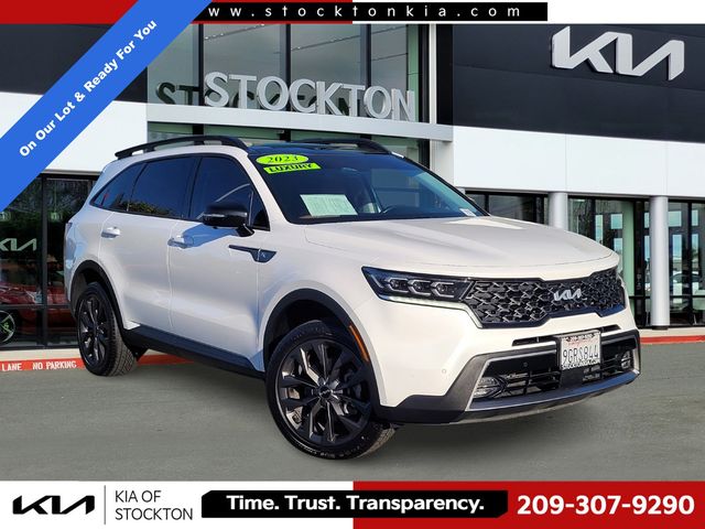 Glacial White Pearl 2023 Kia Sorento SUV / Crossover All-Wheel Drive 8-Speed Dual Clutch