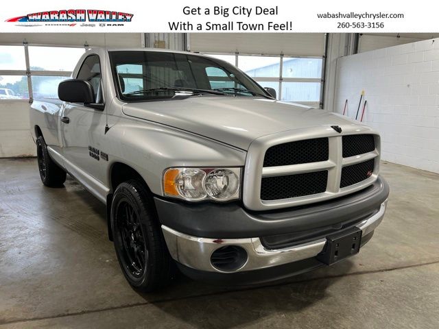 Silver 2003 Dodge RAM 1500 Pickup Truck Rear-Wheel Drive 5-Speed Automatic
