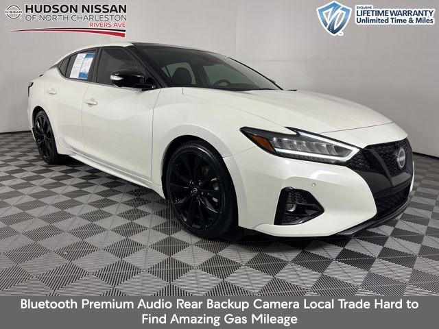 Pearl White Tricoat 2023 Nissan Maxima SR FWD Sedan Front-Wheel Drive Continuously Variable Transmission