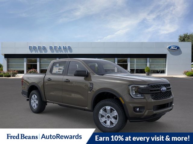 Gray 2026 Ford Ranger XL SuperCrew 4WD Pickup Truck Four-Wheel Drive Automatic