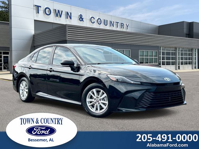 Midnight Black Metallic 2025 Toyota Camry Sedan Front-Wheel Drive Continuously Variable Transmission