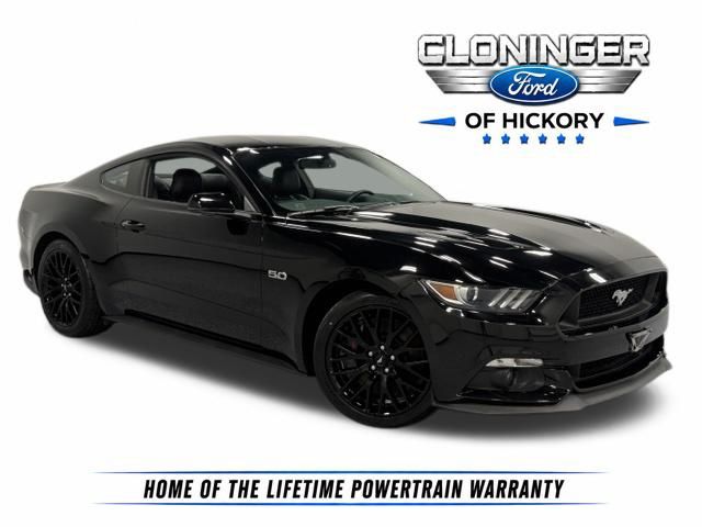 Black 2015 Ford Mustang Coupe Rear-Wheel Drive 6-Speed Manual