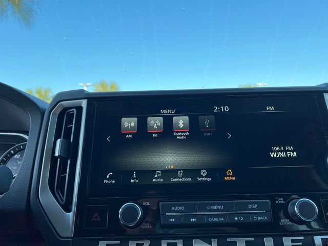 2025 Glacier White Nissan Frontier SV RWD Truck