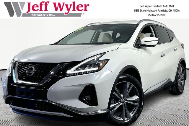 Pearl White Tricoat 2019 Nissan Murano Platinum AWD SUV / Crossover All-Wheel Drive Continuously Variable Transmission