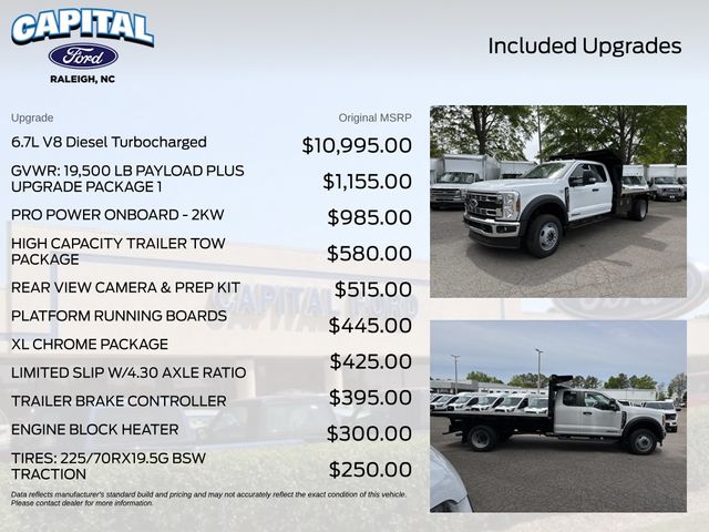 New 2026 White Ford 12FT DUMP image 3