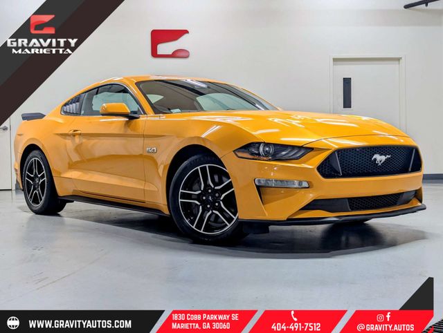 Orange Metallic 2022 Ford Mustang Coupe Rear-Wheel Drive Automatic