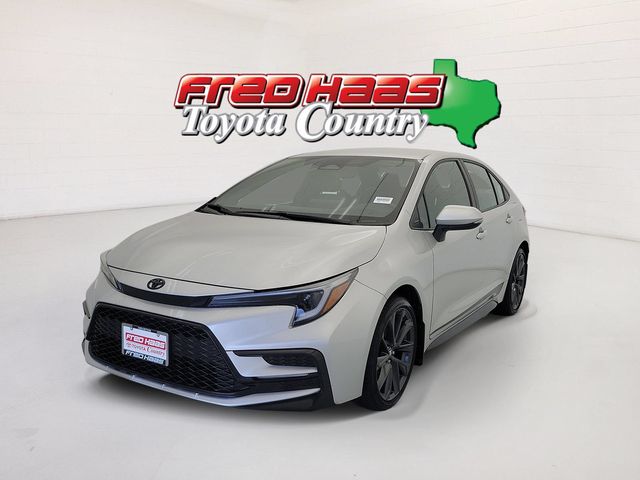 Classic Silver Metallic 2024 Toyota Corolla Sedan Front-Wheel Drive Continuously Variable Transmission