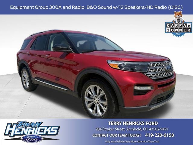 Rapid Red Metallic Tinted Clearcoat 2023 Ford Explorer SUV / Crossover All-Wheel Drive Automatic