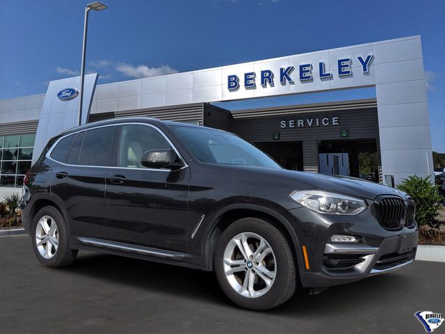 Gray (Dark Graphite Metallic) 2019 BMW X3 xDrive30i AWD SUV / Crossover All-Wheel Drive 8-Speed Automatic