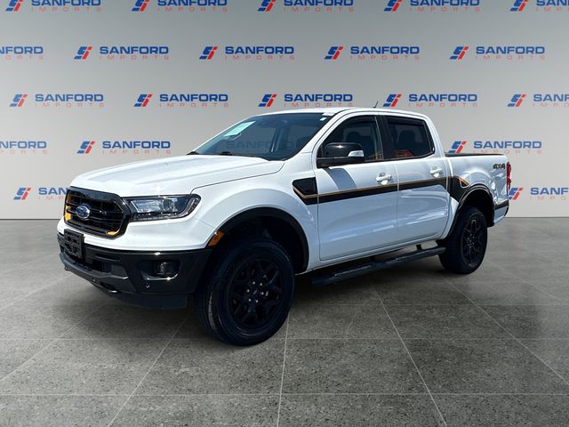 Oxford White 2022 Ford Ranger Lariat SuperCrew 4WD Pickup Truck Four-Wheel Drive Automatic