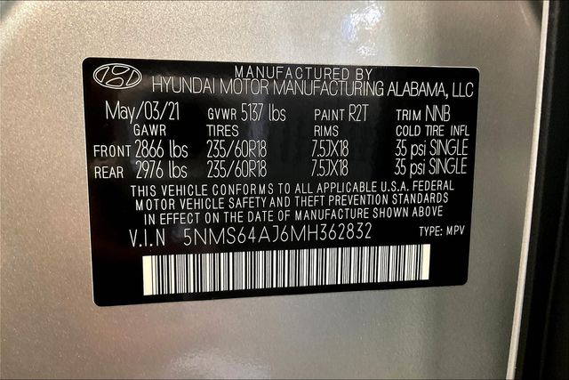 Used 2021 Hyundai Santa Fe For Sale in OLIVE BRANCH, MS