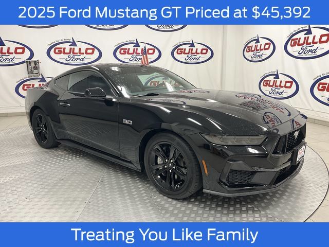 Shadow Black 2025 Ford Mustang Coupe Rear-Wheel Drive Automatic