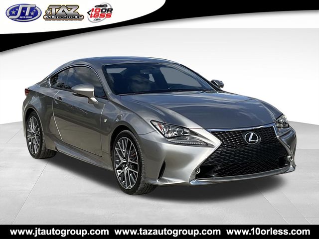 Silver 2015 Lexus RC Coupe Rear-Wheel Drive 8-Speed Automatic