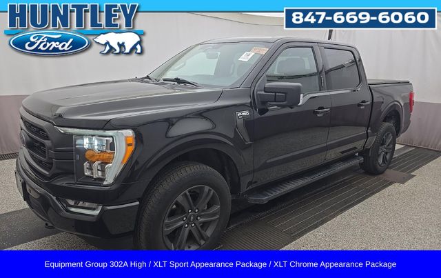 Black 2023 Ford F-150 Pickup Truck Four-Wheel Drive Automatic