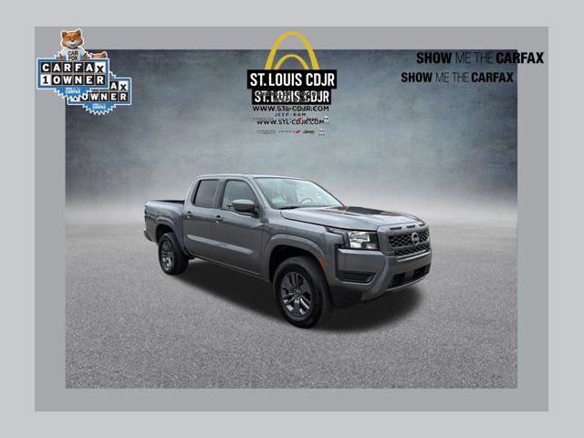Gray (Gun Metallic) 2025 Nissan Frontier Pickup Truck Four-Wheel Drive 9-Speed Automatic Overdrive