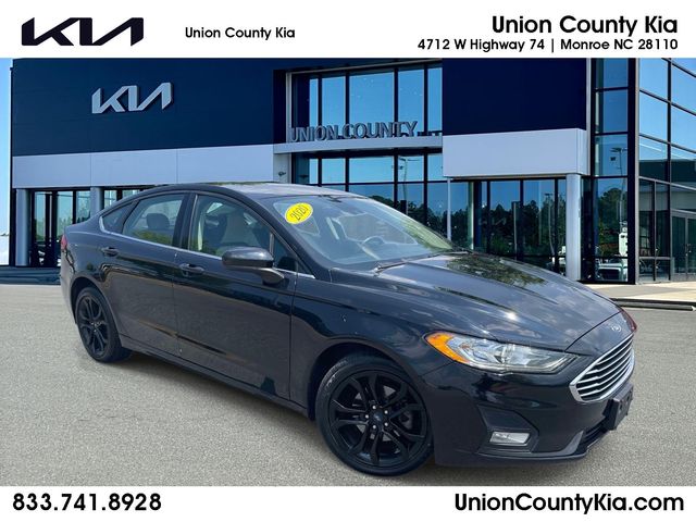 Black Metallic 2020 Ford Fusion Sedan Front-Wheel Drive 6-Speed Automatic