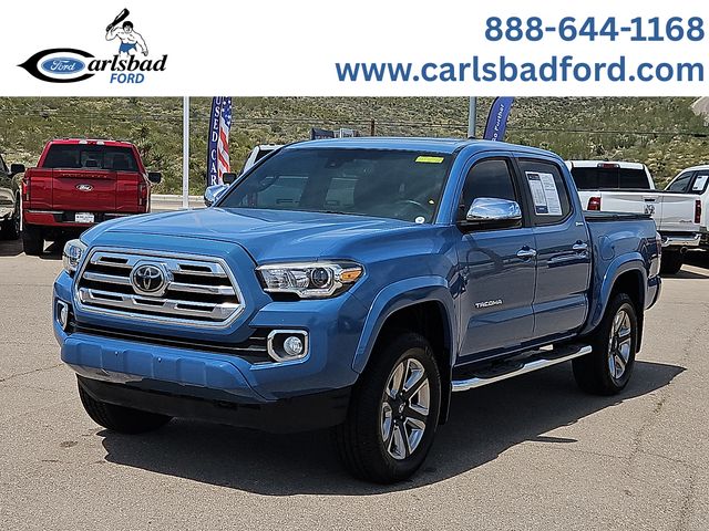 Blue 2019 Toyota Tacoma Pickup Truck Four-Wheel Drive 6-Speed Automatic