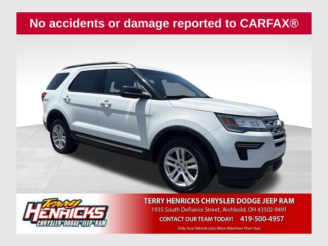 Oxford White 2019 Ford Explorer SUV / Crossover All-Wheel Drive 6-Speed Automatic