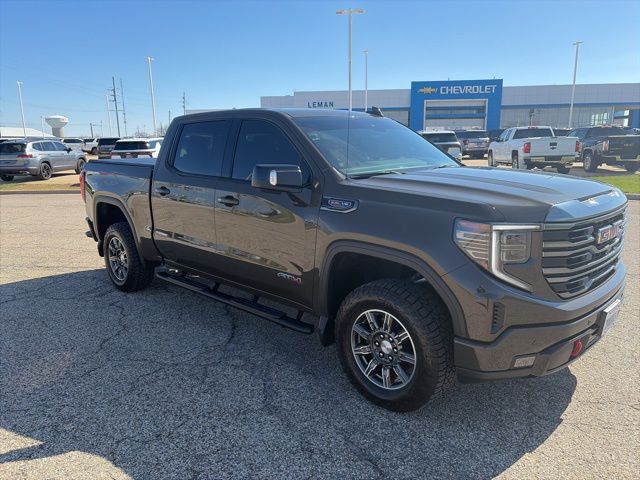 Deep Bronze Metallic 2024 GMC Sierra 1500 AT4 Crew Cab 4WD Pickup Truck Four-Wheel Drive Automatic