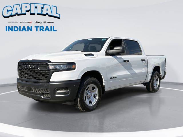 Bright White Clearcoat 2026 RAM 1500 Tradesman Crew Cab 4WD Pickup Truck Four-Wheel Drive 8-Speed Automatic