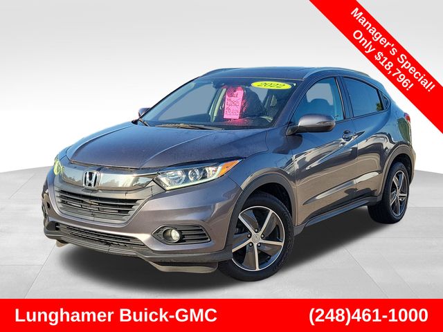 Gray 2022 Honda HR-V SUV / Crossover All-Wheel Drive Continuously Variable Transmission