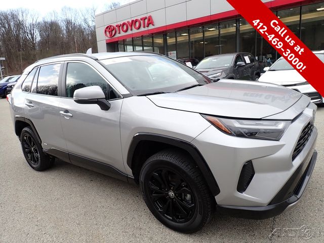 Silver Sky Metallic 2024 Toyota RAV4 Hybrid SE AWD SUV / Crossover All-Wheel Drive Continuously Variable Transmission