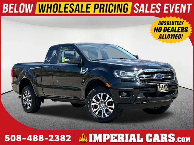 Shadow Black 2019 Ford Ranger Lariat SuperCab 4WD Pickup Truck Four-Wheel Drive Automatic
